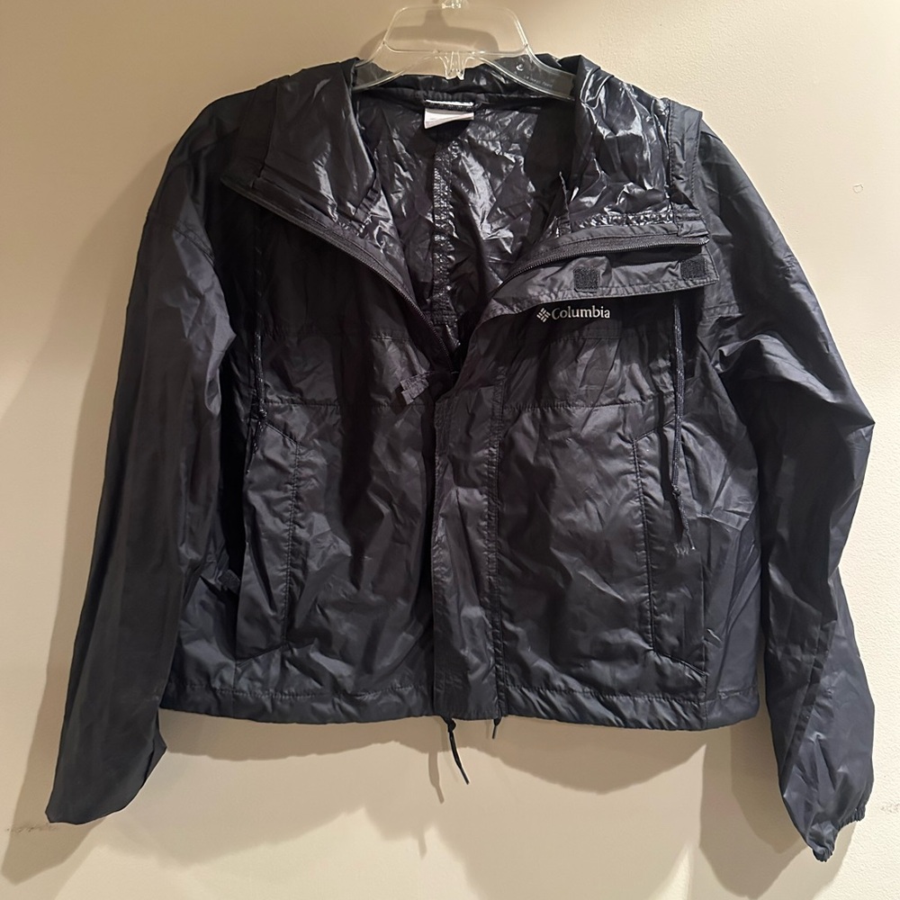 Columbia water resistant hooded jacket